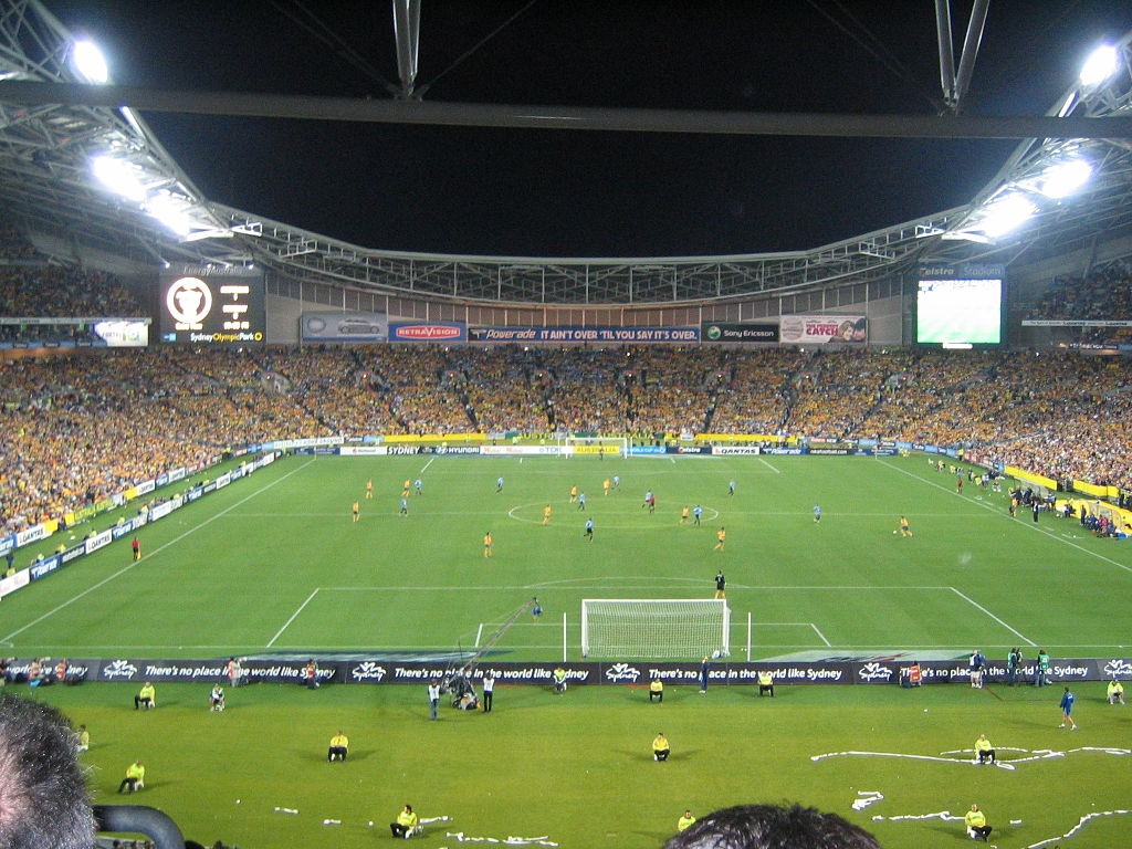 Australia playing Uruguay to qualify for the World Cup in 2005 By Adrian Furby (originally posted to Flickr as It's ON!!!) [CC BY 2.0 (http://creativecommons.org/licenses/by/2.0)], via Wikimedia Commons