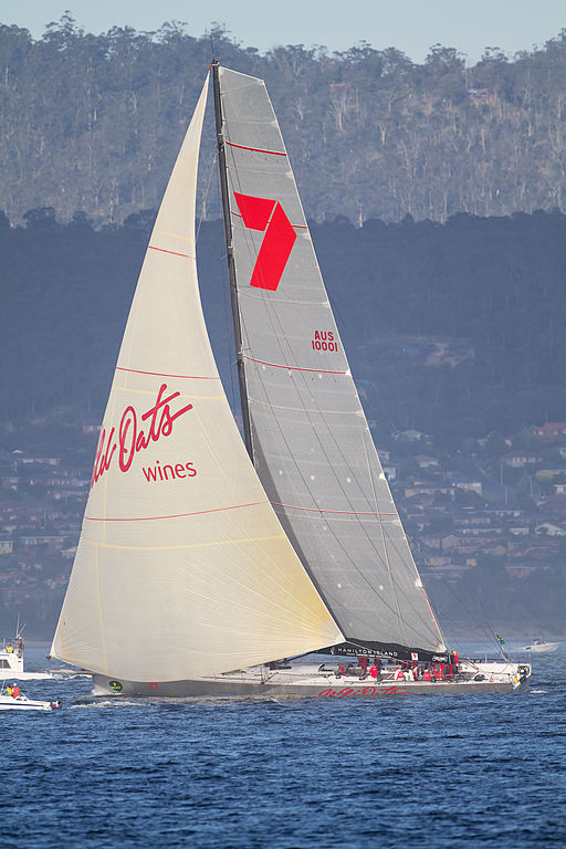 Wild Oats XI, about to finish the 2011 race. By JJ Harrison (jjharrison89@facebook.com) (Own work) [CC BY-SA 3.0 (http://creativecommons.org/licenses/by-sa/3.0)], via Wikimedia Commons