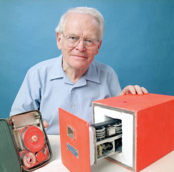 David Warren with his Black Box Flight Recorder